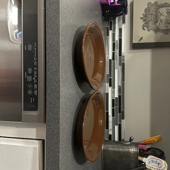 Fiestaware Brown Oval Platters - Picture 3 of 7